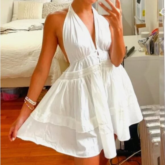 Free People Sail Away Tunic Dress White XL - Picture 5 of 11